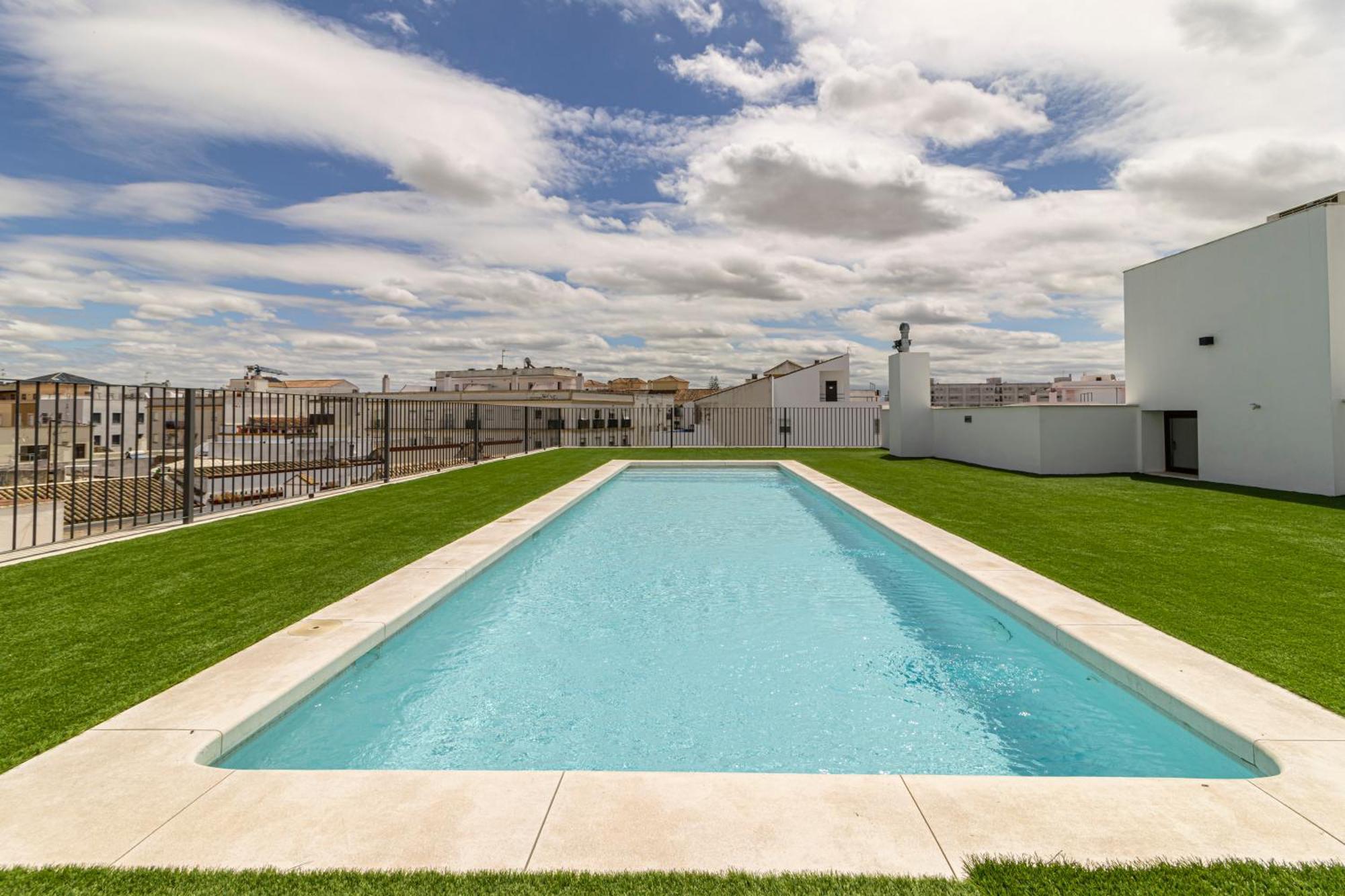 Allo Apartments San Clemente Centro 2 Habitaciones Parking Y Piscina เฮเรซ เด ลาฟรอนเตรา ภายนอก รูปภาพ